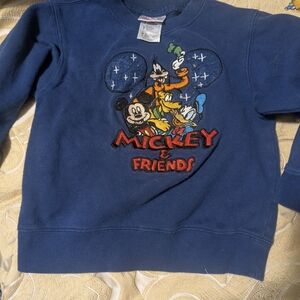 Disney Blue Mickey & Friends Sweatshirt